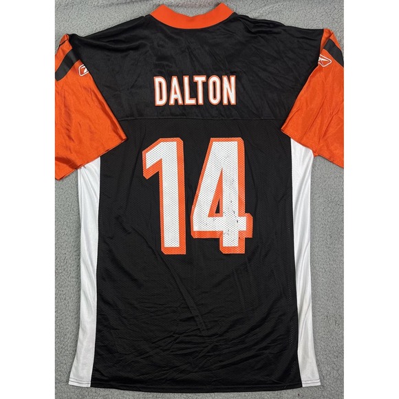Reebok Other - Reebok Cincinnati Bengals Andy Dalton NFL Football Jersey Black Orange‎ Mens XL
